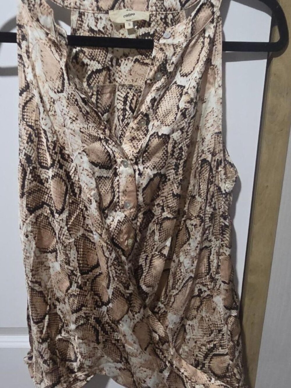 Entro snake print top Size S #snakeprint #entro